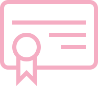 pink certificate