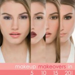 makeup makeovers in 5, 10, 15 and 20 minutes